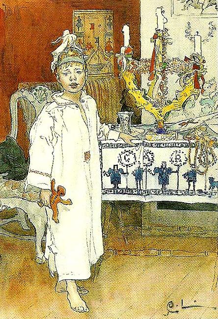 Carl Larsson ulf oil painting picture